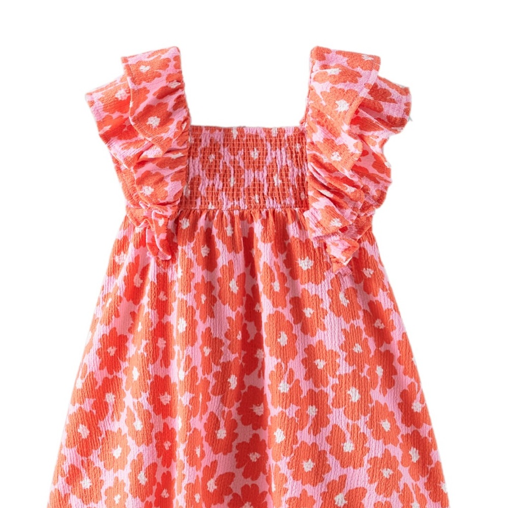 Orange girls dress